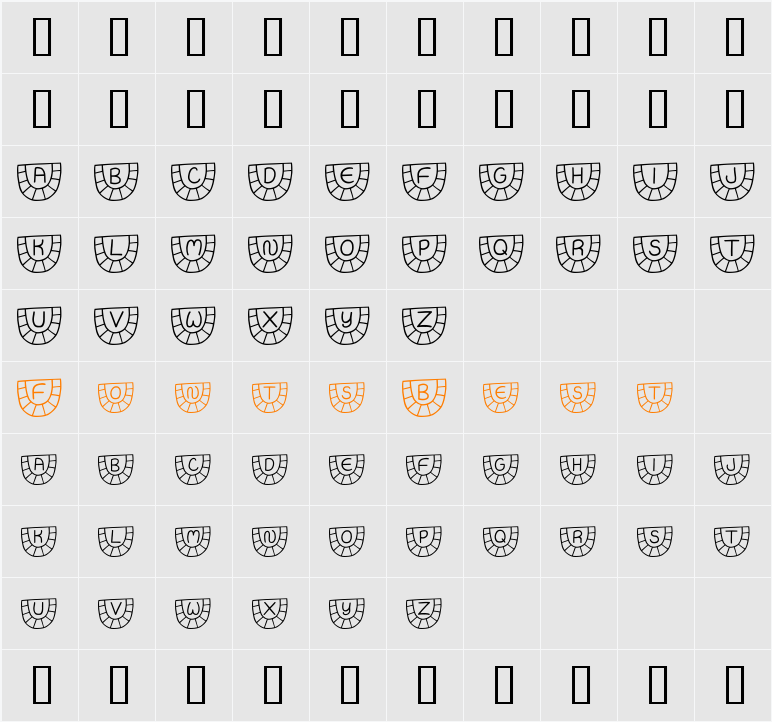 JI Watermelon Character Map