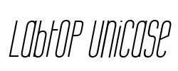 Labtop Unicase Font Image
