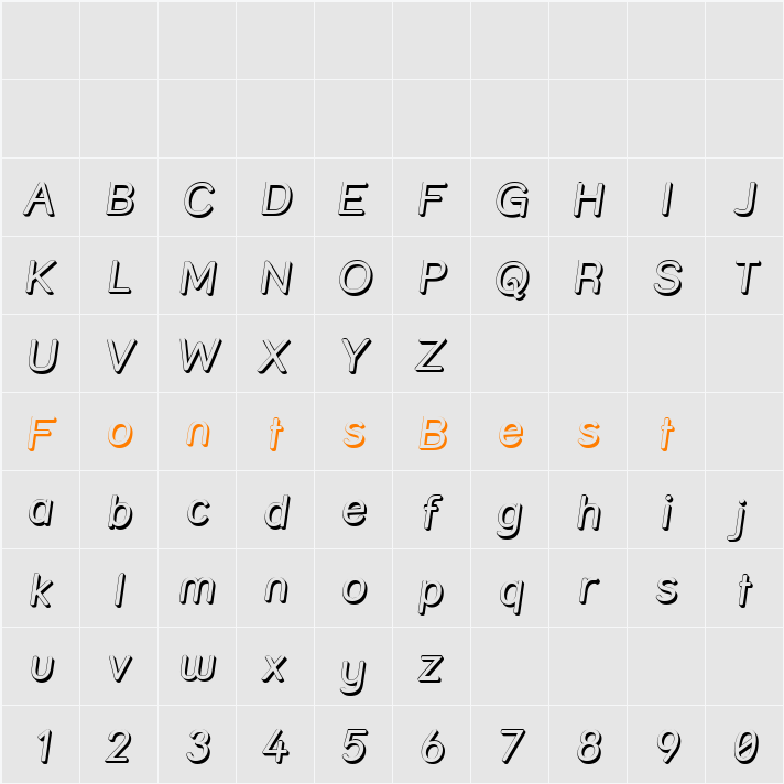 Street Shadow Character Map