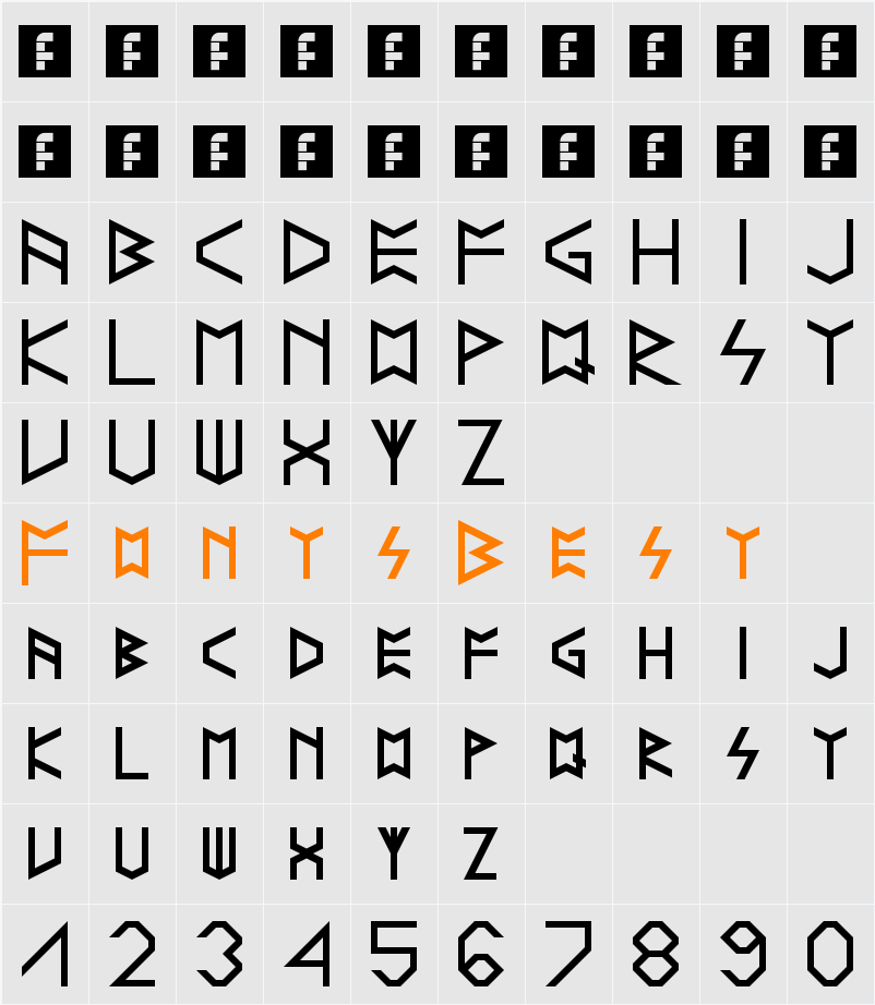 Runelike Character Map