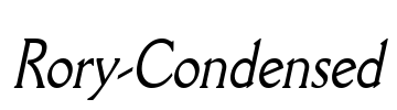Rory-Condensed Font Image