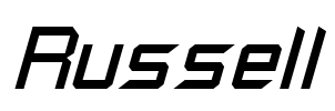 Russell Font Image