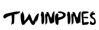 TWINPINES Font Image