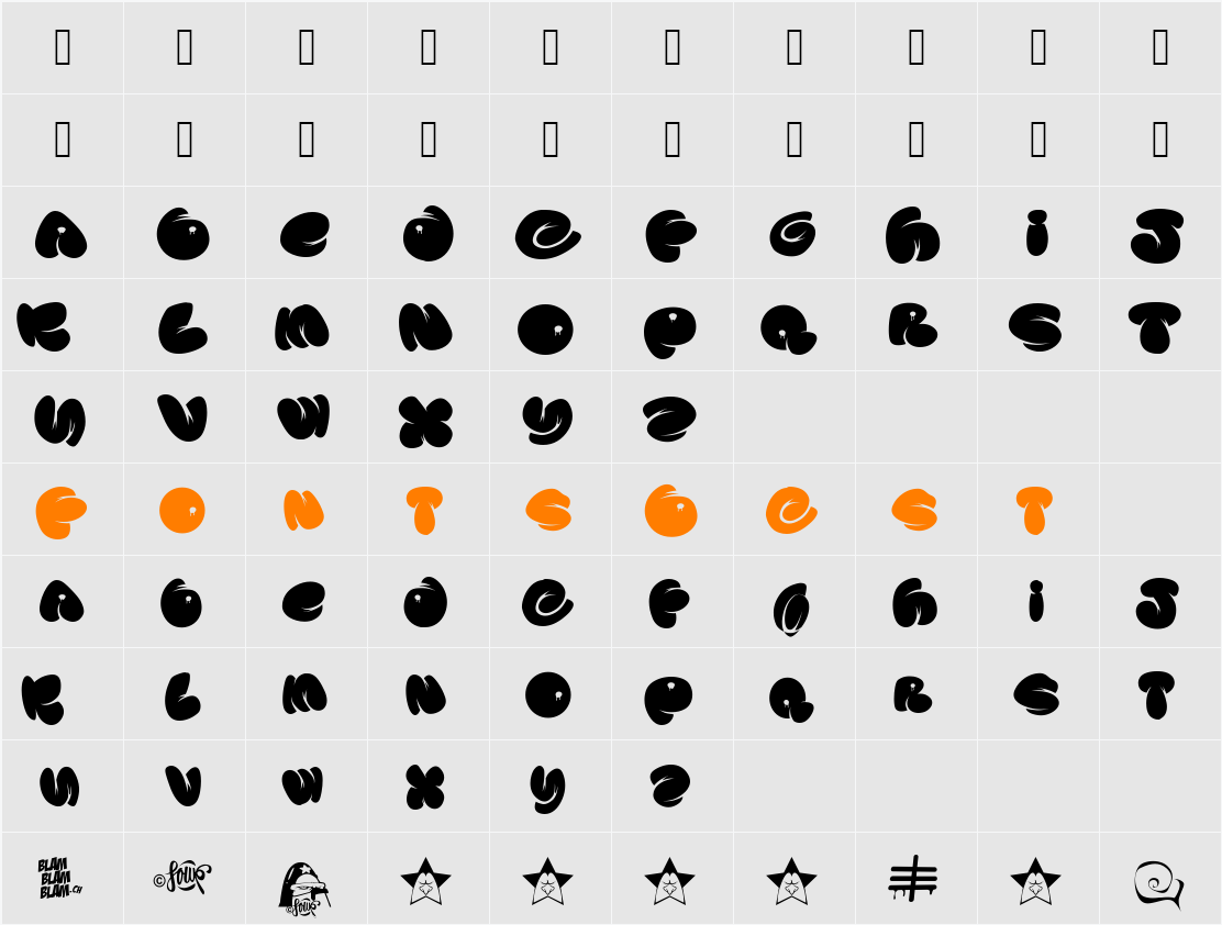 SOUPER3 Character Map