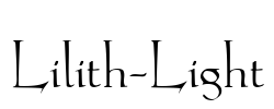 Lilith-Light Font Image