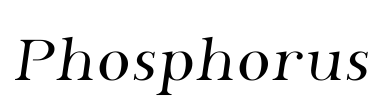 Phosphorus