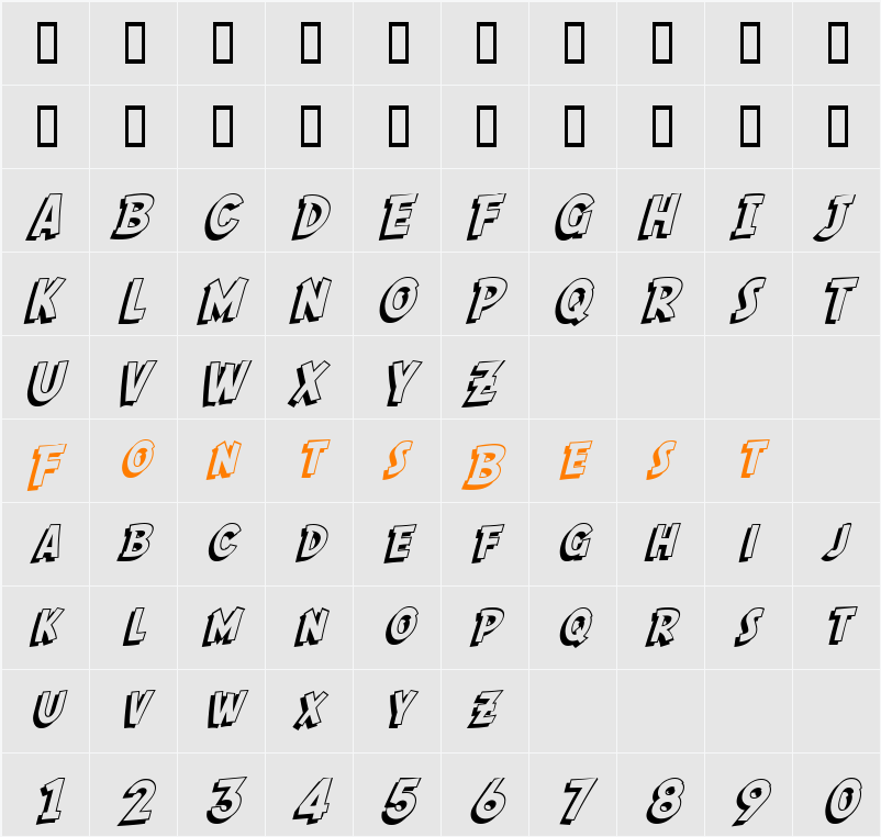 JI-Pilled Character Map