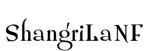 ShangriLaNF Font Image