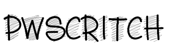 PWScritch Font Image