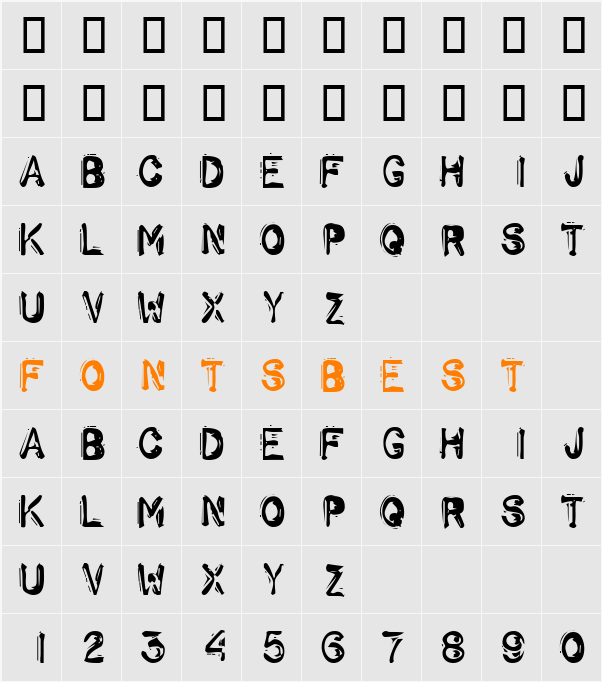 Schwarz Character Map