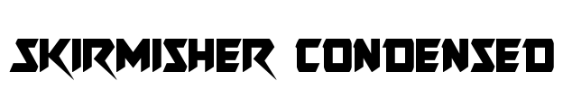 Skirmisher Condensed Font Image
