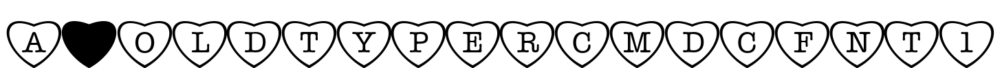 a_OldTyperCmDcFnt1 Font Image