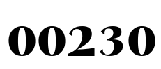 00230 Font Image