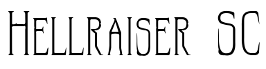 Hellraiser SC Font Image