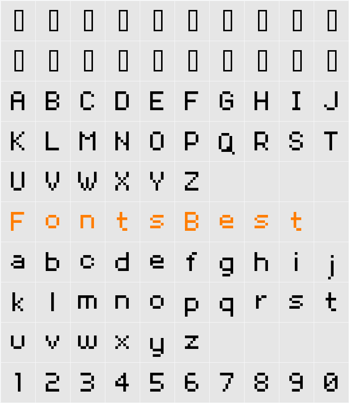 Volter (Goldfish) Character Map