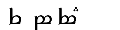 Tengwar Elfica A Font Image
