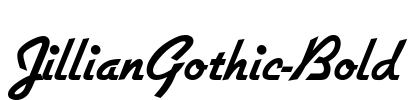 JillianGothic-Bold Font Image