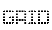 Grid Font Image