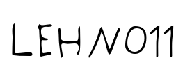 LEHN011 Font Image