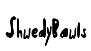ShwedyBawls Font Image