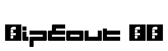Wipeout HD Font Image