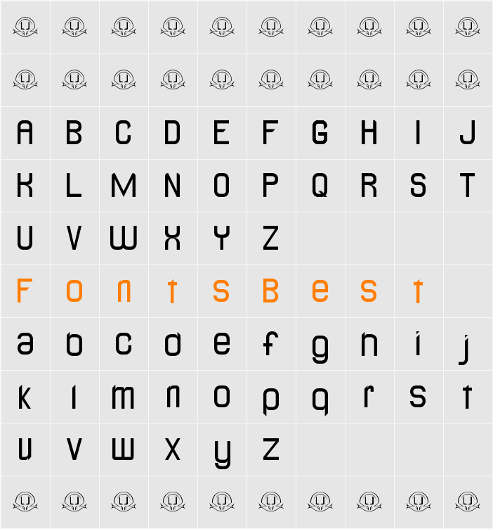 LJ Design Studios Lidea Character Map