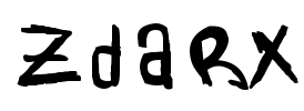 Zdarx Font Image