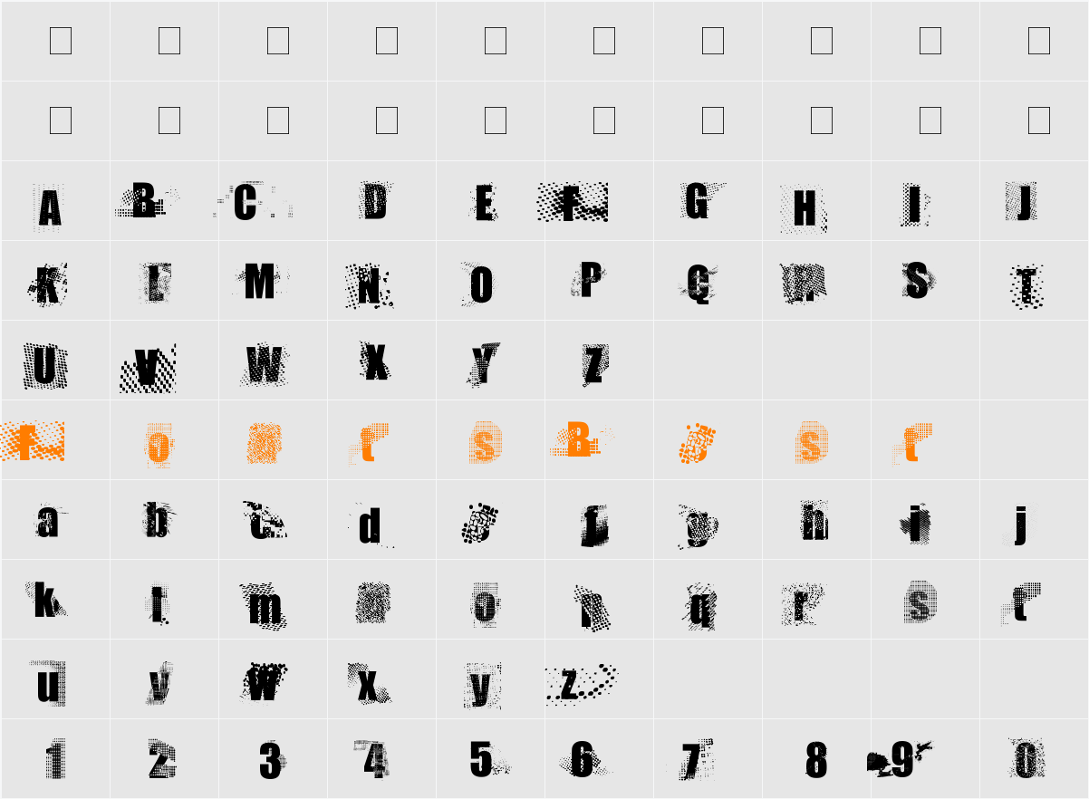 This is sparta! Character Map