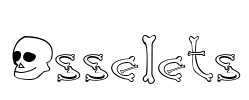 Osselets Font Image