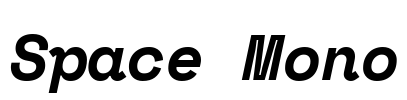 Space Mono Font Image