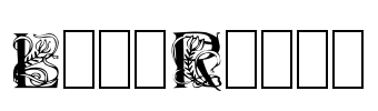 Last Rites 1 Font Image