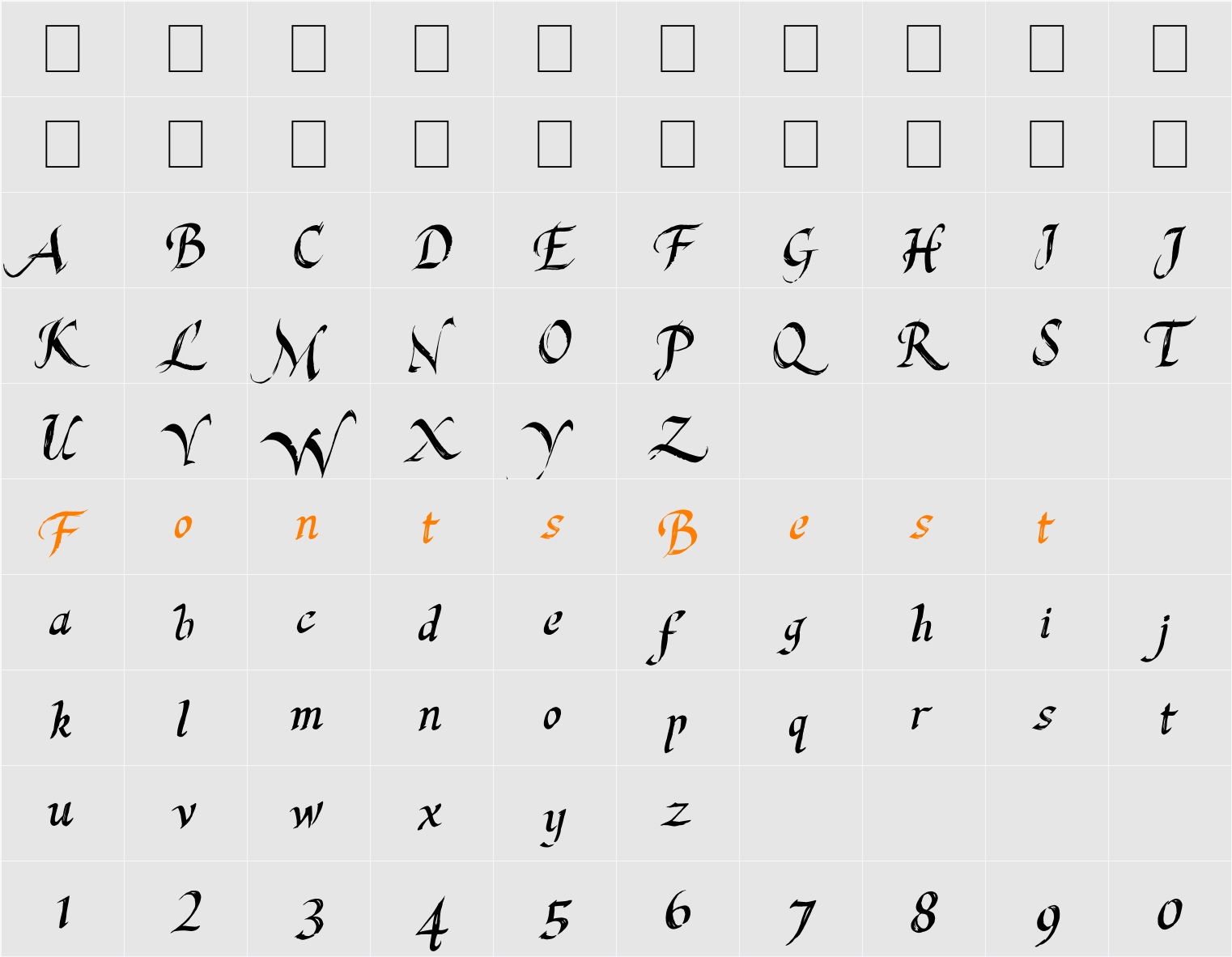 Last King Quest Character Map