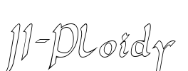 JI-Ploidy Font Image