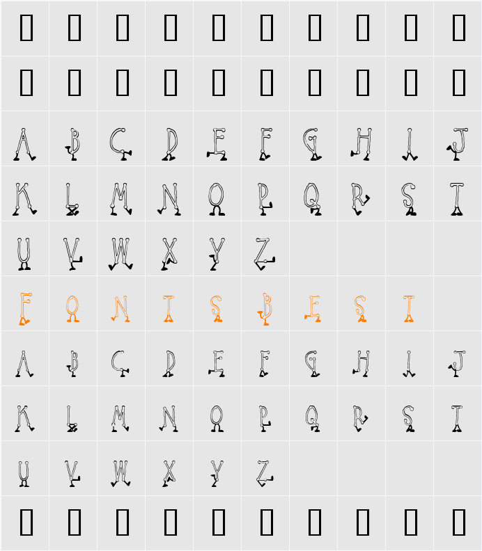 Walking Around Character Map