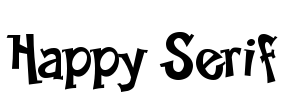 Happy Serif Font Image