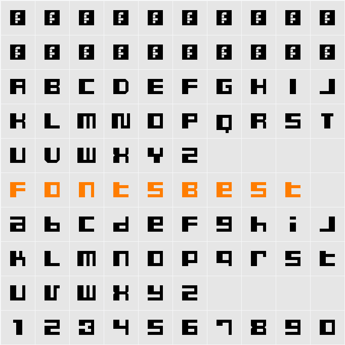 Dusty Pro Character Map