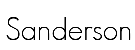 Sanderson Font Image