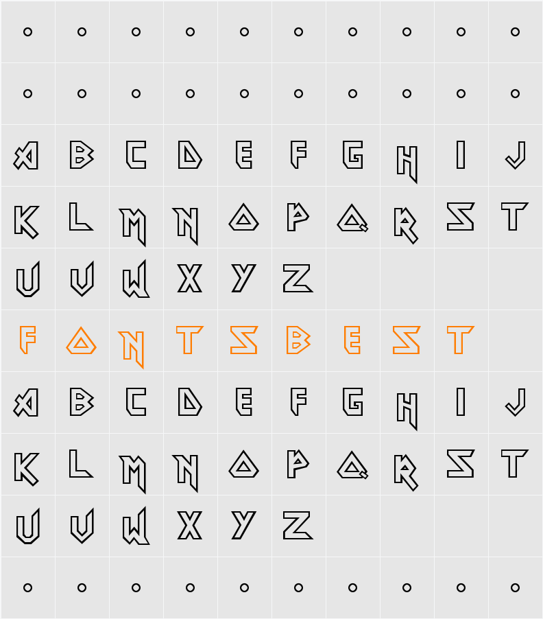 Eddie Character Map