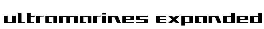 Ultramarines Expanded Font Image
