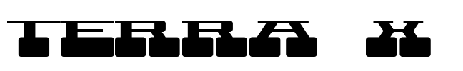 Terra  X  Font Image