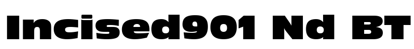 Incised901 Nd BT Font Image
