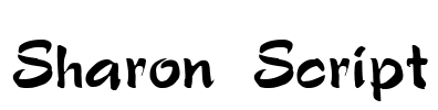 Sharon Script Font Image