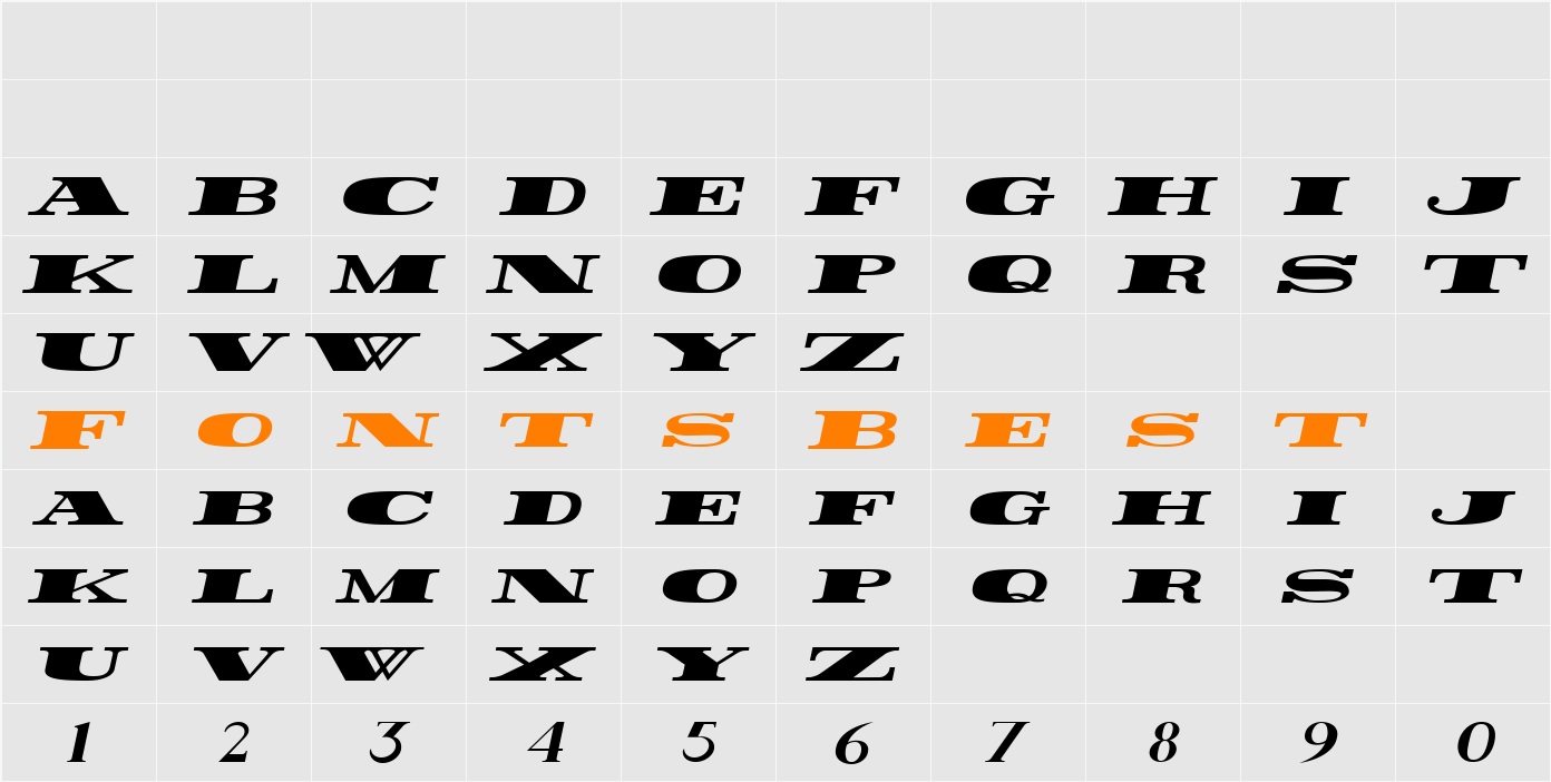 Rider Wide Character Map