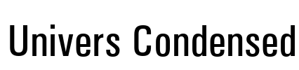 Univers Condensed