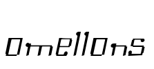 Omellons Font Image