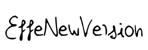 EffeNewVersion Font Image