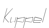 Kuppel Font Image