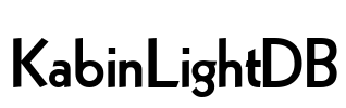 KabinLightDB Font Image