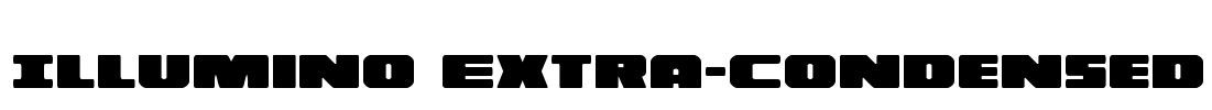 Illumino Extra-Condensed Font Image