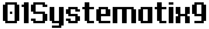 01Systematix9 Font Image